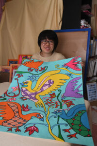 色彩鮮やか　のどか展　２５日まで神栖、２８日～行方