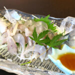 アユの背越しを提供