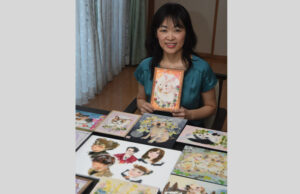 かわいい系和紙絵作家 動物、アイドルもモチーフに 動画配信も