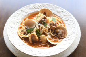 「あんこうパスタ」始めました 日立「カフェ・ヌーヴォー」