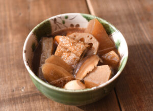 【町のしるもの　いただきます①】五楽亭（那珂）のけんちん汁