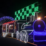 鉾田市商工会イルミネーション  SLに乗ってコロナ禍脱出を!