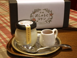 こだわりのプリンを新発売 洋食店「花きゃべつ」