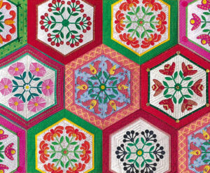 キルトで花祭り ギャラリーサザで23日~