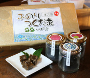磯崎・平磯海岸産「ふのりつくだ煮」新発売　「味の園 杉の木」