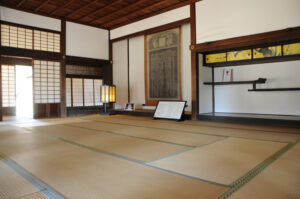 大河の主役が立った部屋 弘道館