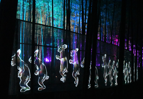 孟宗竹林沿いの作品