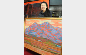 亡き父と絵画「親子展」 東海ステーションギャラリー 5月15日まで 風景画など46点展示