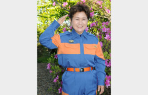 玄関の靴から、防災を 行方市消防団女性部長・海老沢文江さん