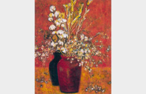 洋画家・赤荻さんの生徒ら　まちづくり市民セで絵画「双美会」展