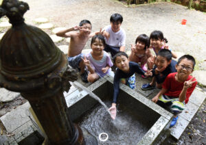 受け継がれる 黄門さまの水 笠原水源