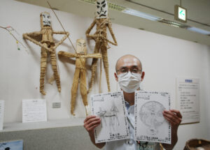 塗り絵で博物館体験　市郷土博物館　コロナ禍受けて
