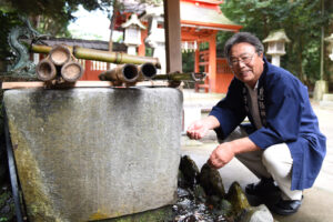 大切にされる神様の水 息栖神社の手水舎の水
