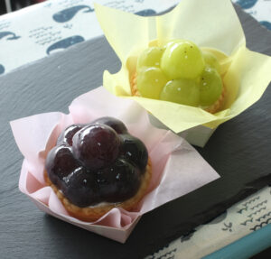 ブドウのタルト（茨城・常陸太田）