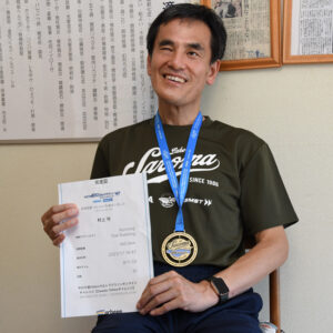 マシンでウルトラ完走　オンライン開催のサロマ湖１００㌔