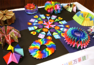 紙細工の展示会　ホテル「天地閣」（茨城・日立）