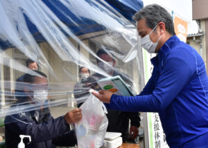 1品からの支援活動 旧太田小学区で住民ら(茨城・行方)