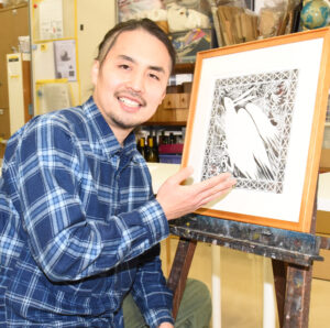 違和感や温もりを水墨に　アカデミア・プラトニカで青木航太展　４月～（茨城・那珂）