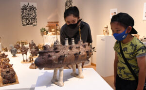 田崎太郎さん陶人形展　「常陽史料館」（茨城・水戸）