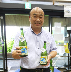 地元描かれた酒　かわプラザが発売（茨城・常陸大宮）