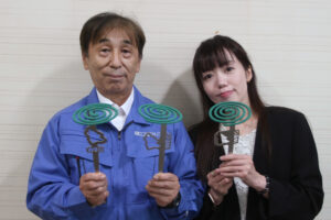 技術生かして線香台発売　「和興エンジニアリング」（茨城・日立）