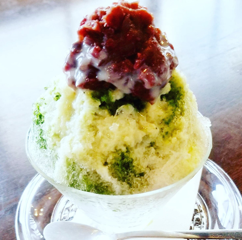 Cafe・Cream「自家製餡の抹茶小豆ミルク」