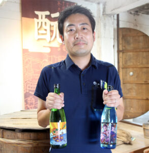 イラストラベルの２品　明利酒類が発売　クリエーター発掘も願い（茨城・水戸）