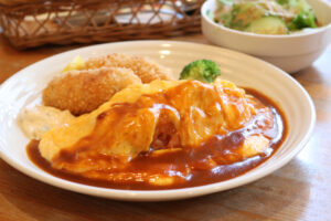 看板はオムライス　洋食屋ポニー（洋食　茨城・東海）