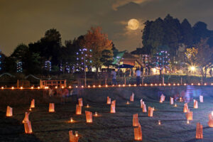 風情ある月見の会　９・１０日に曲がり屋で（茨城・那珂）