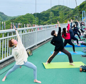 10・11月 大吊橋などでヨガ体験会(茨城・常陸太田)