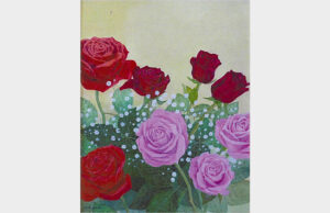 地元美術愛好家「鵜潮会」展 「かつらぎ画廊」13日まで(茨城・北茨城)