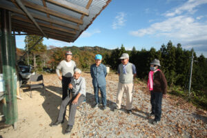 諸沢に富士山望む広場完成　住民が造成（茨城・常陸大宮）