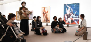 近代美術館 プログラム実施中   赤ちゃんと美術館へ行こう（茨城・水戸）