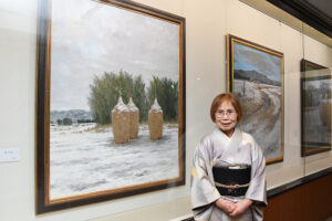 わらぼっち描く武石さん展　常陽芸文センター（茨城・水戸）