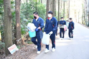 クリーンアップ大作戦　青葉中の生徒たち（茨城・茨城町）