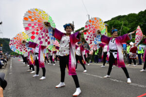 2千人舞うよさこい祭り 20・21日(茨城・大子町)