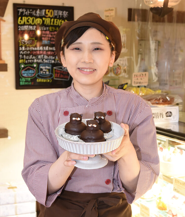 懐かしのタヌキケーキ　創業５０余年の洋菓子店が販売　今も人気（茨城・鹿嶋市）