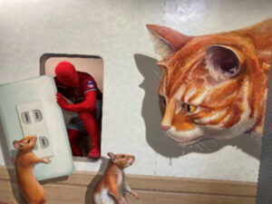 錯覚呼ぶ「トリックアート展」 市商工会館で21日~(茨城・鹿嶋市)