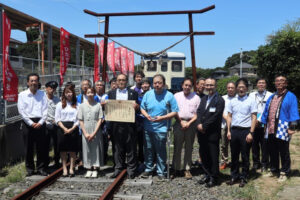 市民団体「三鉄ものがたり」 まちづくり活動で表彰(茨城・ひたちなか市)