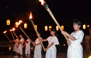 「堀原火の国まつり」 堀原小校庭で27日(茨城・水戸市)