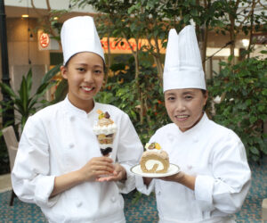 栗のパフェとロールケーキ　セントラルホテルで限定提供（茨城・神栖市）