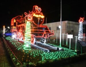 町を照らす温かな光　大子町中心商店街（茨城・大子町）