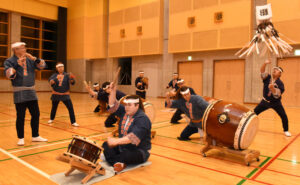 新年を祝う祭りばやし　練習に熱　鹿島灘太鼓（茨城・神栖市）
