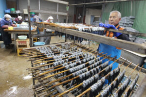 幸せ呼ぶ丸干しイワシを全国へ て印杉本水産(茨城・北茨城市)