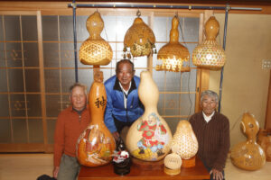 ひょうたん愛好会展 鉾田中央公民館で 31日まで(茨城・鉾田市)