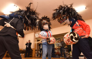 ささらのけいこ大詰め　７日に大舞台を控える成沢鹿島神社のささら（茨城・日立市）