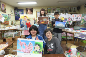 日向寺クレヨン画教室作品展 大野潮騒はまなす公園で29日まで(茨城・鹿嶋市)