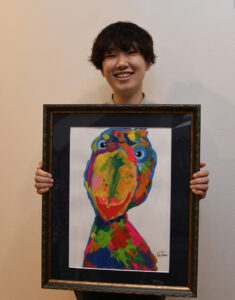 「元気だよ」と伝える初個展　落合里穂さん 発達障害の診断後１７歳から制作（茨城・水戸市）