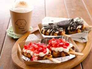 韓国発「クロッフル」　アスパイヤ カフェ（茨城・水戸市）