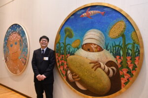 「海からの贈り物」板絵テンペラ画 海画廊/軽井沢現代美術館 | ⊿ Little 2 2007年 テンペラ・油彩